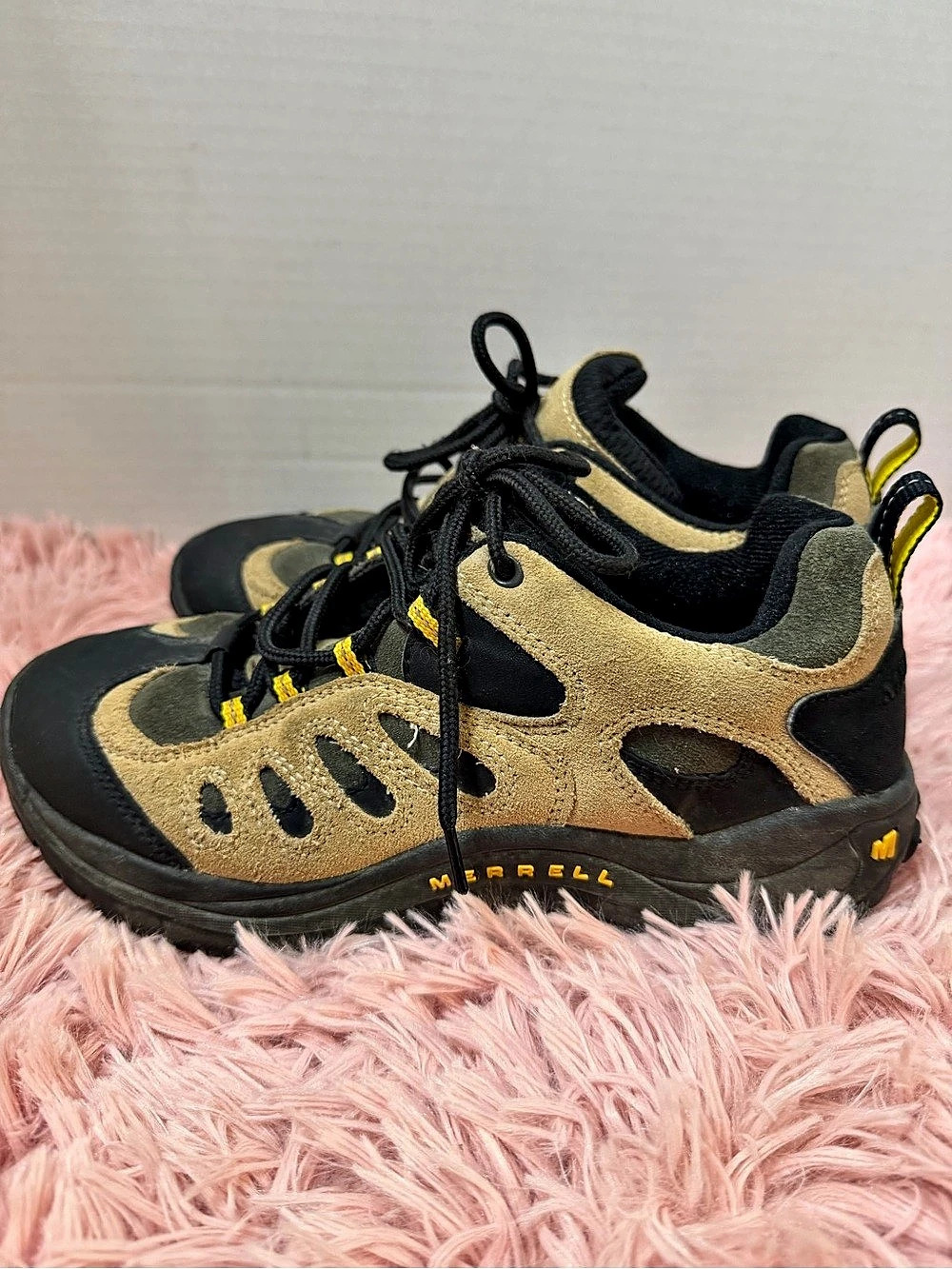 Merrell Performance Youth's Brown & Black Hiking Boots US 6